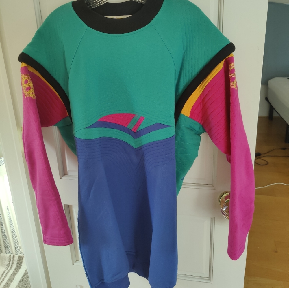 Vintage Claude Duke Designs Patchwork Multicolor